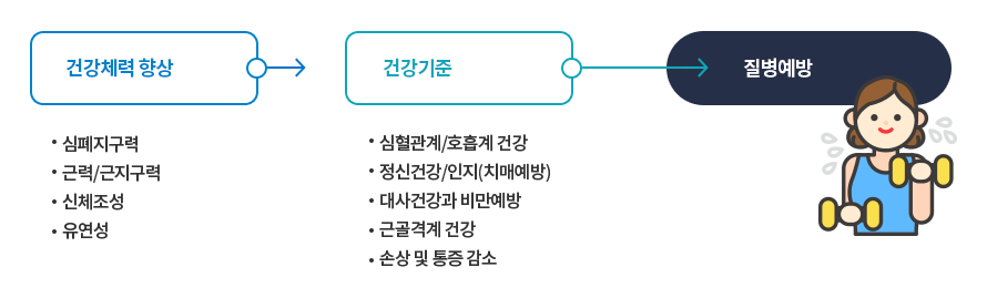 건강체력 향상 - 하단 설명 참고