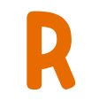 알파벳 대문자 R